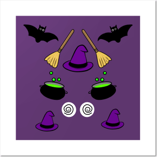 Witchy cartoons Posters and Art